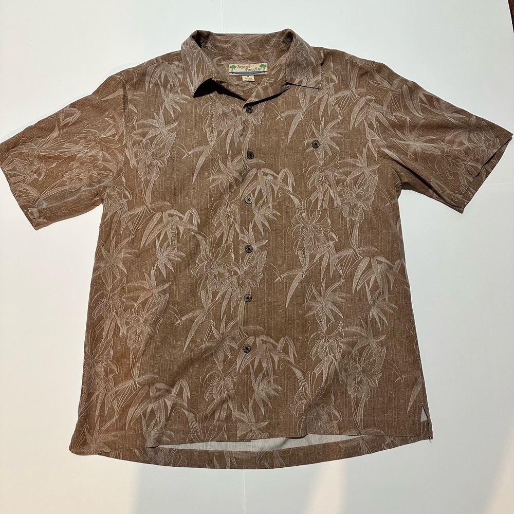 Beyond Paradise 100% Silk Button down